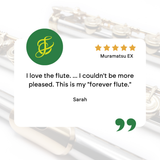 Flauta Muramatsu Hecha a Mano Modelo EX - Nueva