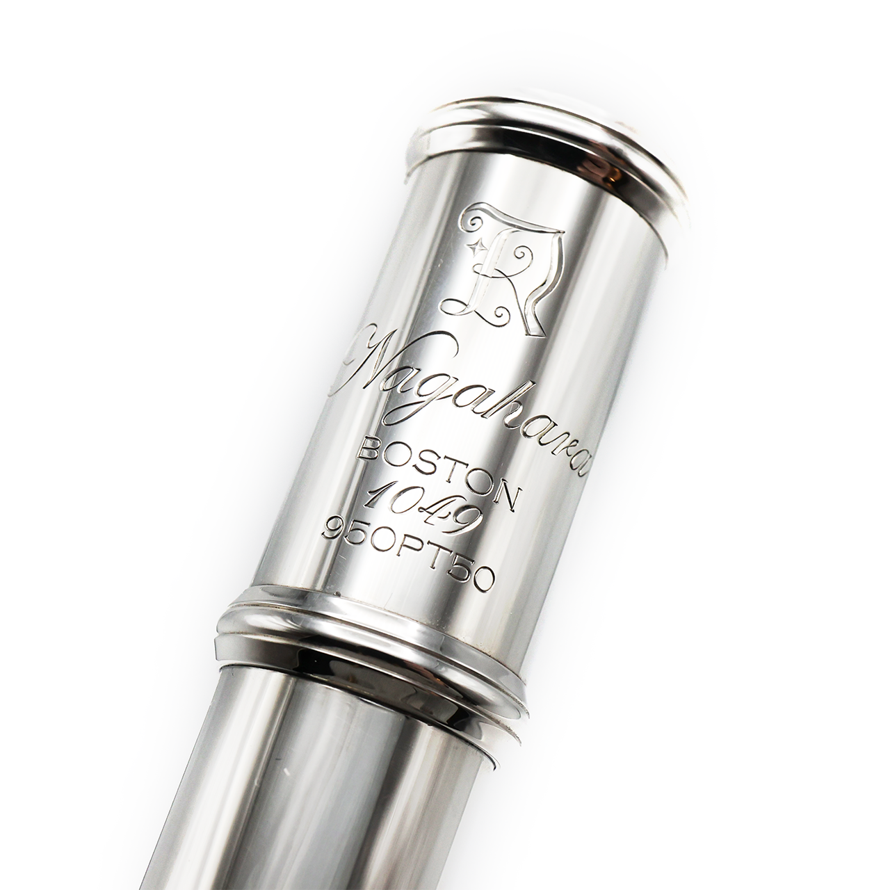 Nagahara Handmade Custom 950PT50 Silver Flute - Inline G, Split E Mechanism, B Footjoint