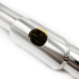 Nagahara Handmade Custom 950PT50 Silver Flute - Inline G, Split E Mechanism, B Footjoint