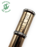 Nagahara Standard Model Flute #1144 - 14K gold body, inline G, split E mechanism, C# trill key, B footjoint, 18K gold headjoint with platinum riser