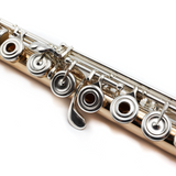 Nagahara Flute #1361 - 14K Gold, Offset G, Split E Mechanism, C# Trill Key, D# Roller, B Footjoint, Platinum Riser