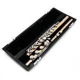 Nagahara Flute #1361 - 14K Gold, Offset G, Split E Mechanism, C# Trill Key, D# Roller, B Footjoint, Platinum Riser