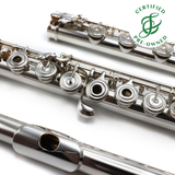 Nagahara Flute #252 - 950 silver, offset G, split E mechanism, C# trill key, B footjoint, 14K gold riser