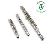 Nagahara Flute #252 - 950 silver, offset G, split E mechanism, C# trill key, B footjoint, 14K gold riser