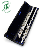 Nagahara Flute #252 - 950 silver, offset G, split E mechanism, C# trill key, B footjoint, 14K gold riser