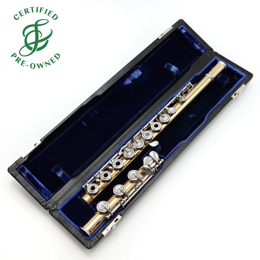 Nagahara #615 - 20K Gold Flute, inline G, split E mechanism, B footjoint, No Headjoint