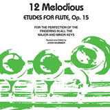 Douze grandes études, opus 15 (flûte seule)
