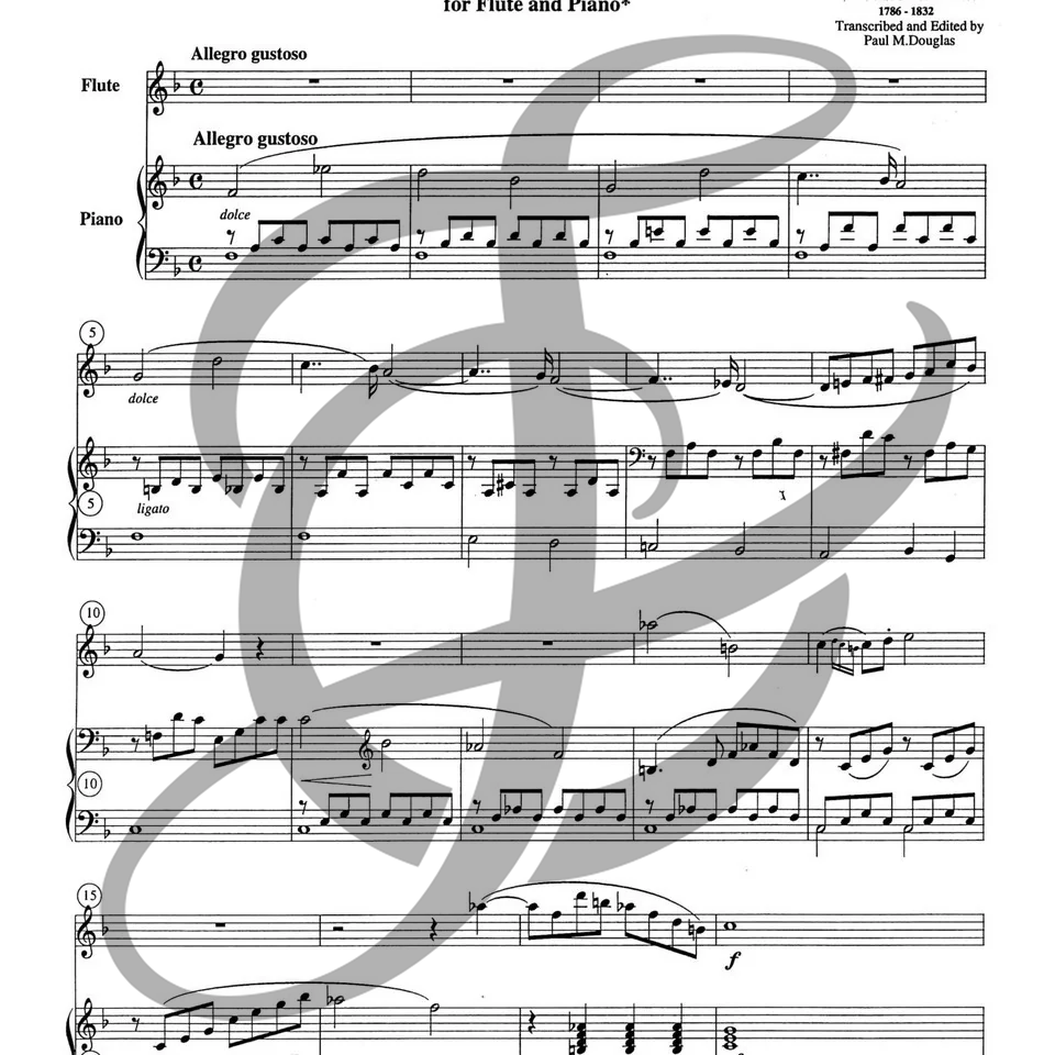 Sonata in F Major No.1 (Flute and Piano)