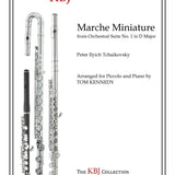 Marche Miniature from Orchestral Suite No.1 in D Major Op. 43 (Piccolo and Piano)