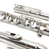 Pearl Alto 201U #12769 - Placa labial y elevador de plata esterlina, cabeza curva.