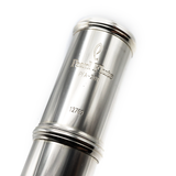 Pearl Alto 201U #12769 - Placa labial y elevador de plata esterlina, cabeza curva.