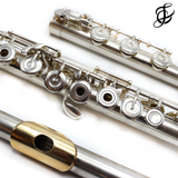 Pearl 665 #17398 - Silver headjoint, offset G, split E mechanism, C# trill key, D# roller, B footjoint, 10K gold lip plate