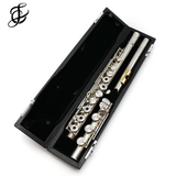 Pearl 665 #17398 - Silver headjoint, offset G, split E mechanism, C# trill key, D# roller, B footjoint, 10K gold lip plate