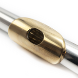 Pearl Flute Model 695 Vigore #17753 - Sterling Silver Headjoint, Offset G, C# Trill Key, D# Roller, B Footjoint,. 3K Gold Lip Plate