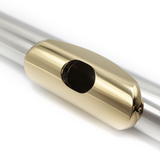 Pearl Headjoint #U-J35-002 - Sterling Silver, 3K Gold Lip Plate