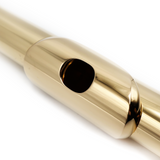 Pearl Headjoint #U-L35-001 - 18K Gold Tubing, Lip Plate, and Riser