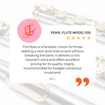 This flute is a fantastic choice for those seeking a next-level instrument without breaking the bank. It delivers a rich, resonant voice and offers excellent pricing for its quality. Highly recommended for budget-conscious musicians!