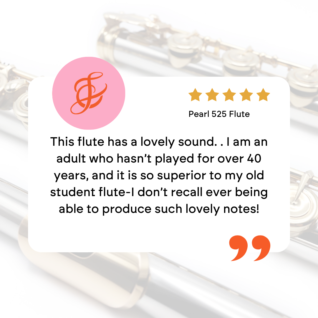 This flute has a lovely sound. . I am an adult who hasn’t played for over 40 years, and it is so superior to my old student flute-I don’t recall ever being able to produce such lovely notes!
