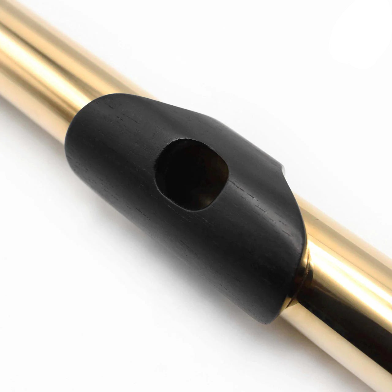 Pere Alcon Handcut Headjoint #019 - 9K gold tube, grenadilla lip plate and riser, silver cork plate (Demo Model)