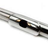 Powell Custom Headjoint in Sterling Silver #18071 - 14K Gold Riser and Wings - Demo Model