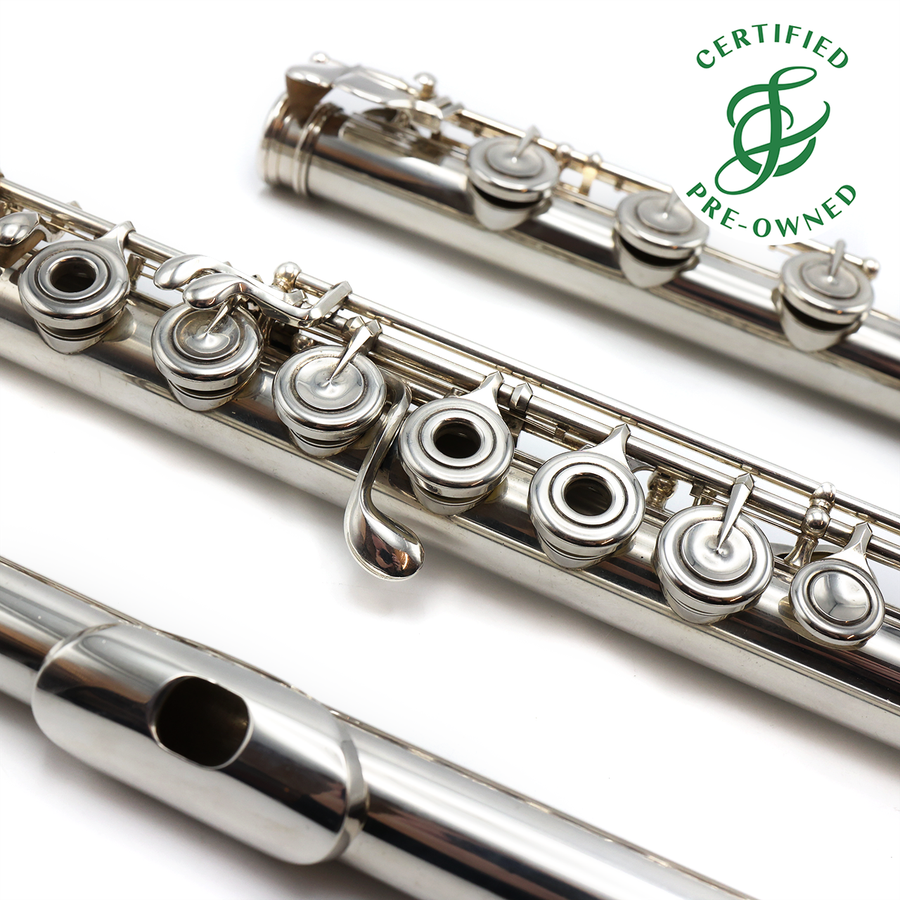 Powell Custom #10424 - Sterling silver flute, inline G, C# trill key, B footjoint