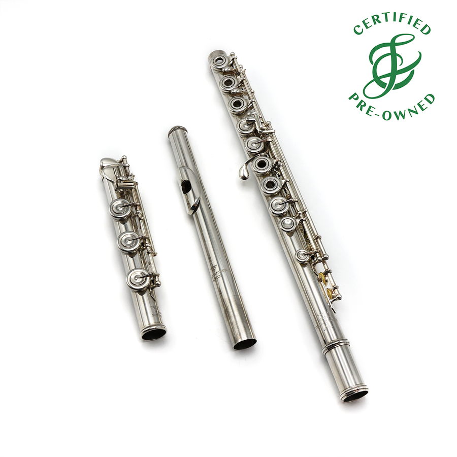 Powell Custom #10424 - Sterling silver flute, inline G, C# trill key, B footjoint