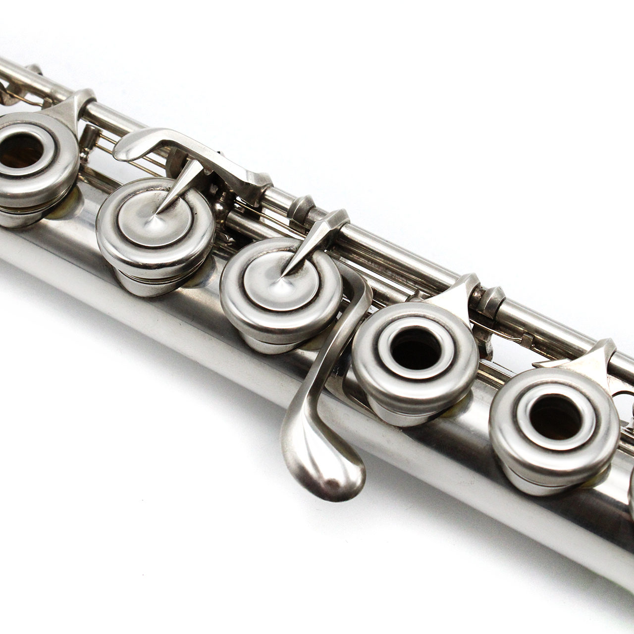 Powellg Powell Custom #14073 - Sterling silver, inline G, B footjoint 14K rise ...