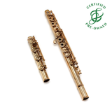 Powell Custom #14182 - 14K gold flute, inline G, C# trill key, D# roller, B footjoint, no headjoint