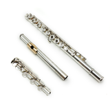 Powell Custom Flute #1593 - Sterling Silver, Inline G, B Footjoint, Thin Wall, Gold Embouchure
