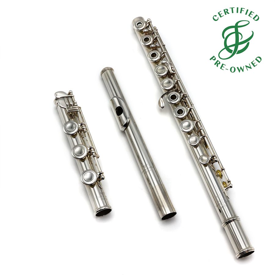 Powell Custom #1636 - Silver flute, drawn tone holes, Inline G, B footjoint