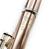 Verne Q. Powell Handmade Custom Flute in 9K Rose Gold #16633 - Offset G, split E mechanism, C# trill key, D# roller - Demo Model