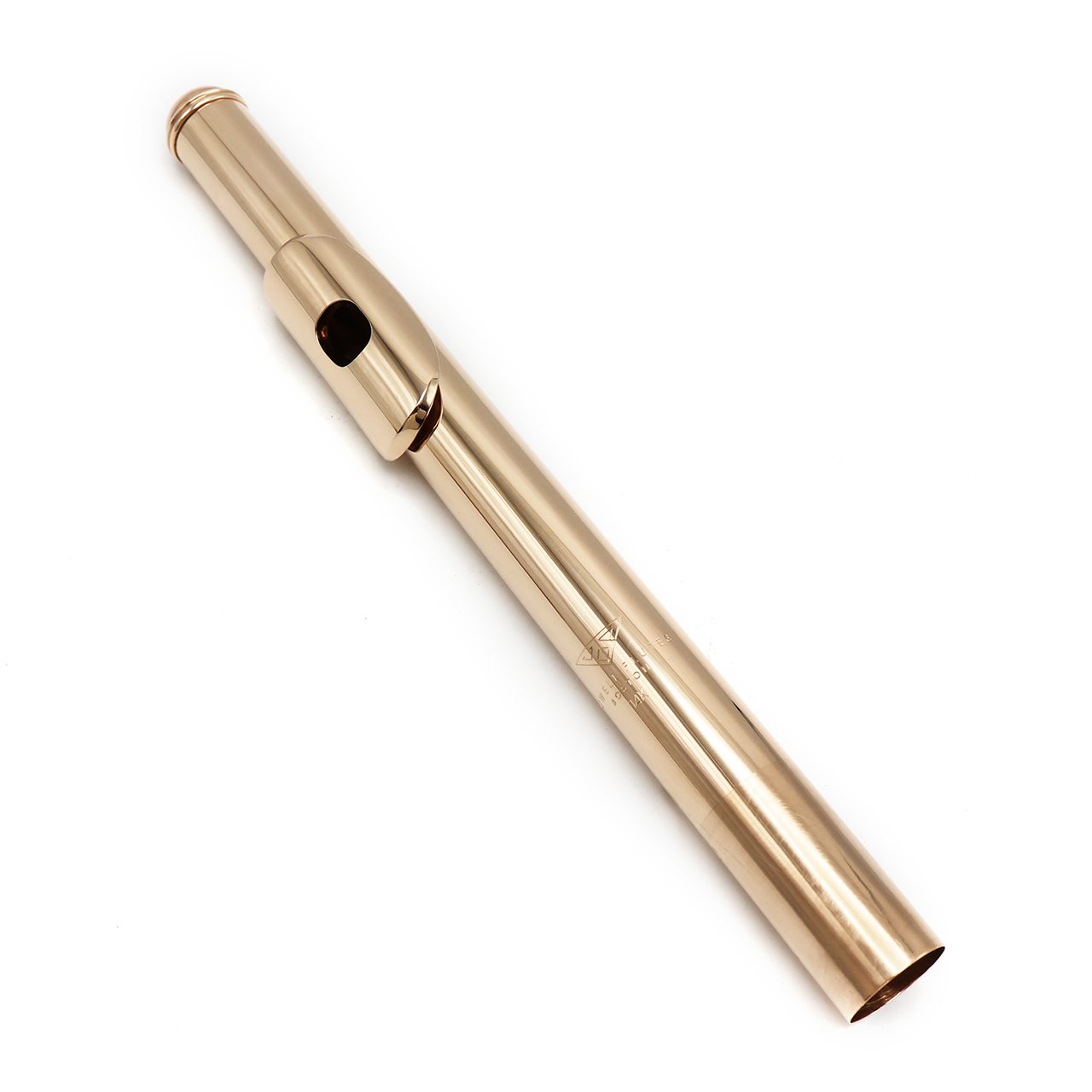 Powell Handmade Headjoint #18783 - 14K Rose Gold, Philharmonic Cut