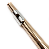 Cabeza Powell n.° 2470: oro de 9 quilates y placa de labio de plata esterlina