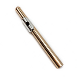 Cabeza Powell n.° 2470: oro de 9 quilates y placa de labio de plata esterlina
