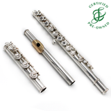 Powell Custom #5700 - Silver flute, inline G, D# roller, B footjoint, gold lip plate and riser