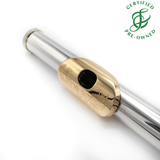 Powell Custom #5700 - Silver flute, inline G, D# roller, B footjoint, gold lip plate and riser