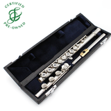 Powell Custom #5700 - Silver flute, inline G, D# roller, B footjoint, gold lip plate and riser