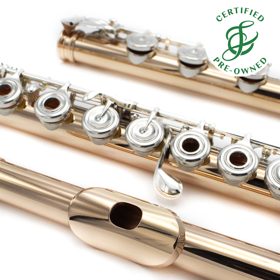 Powell Custom #7188 - 14K gold flute, inline G, D# roller, B footjoint
