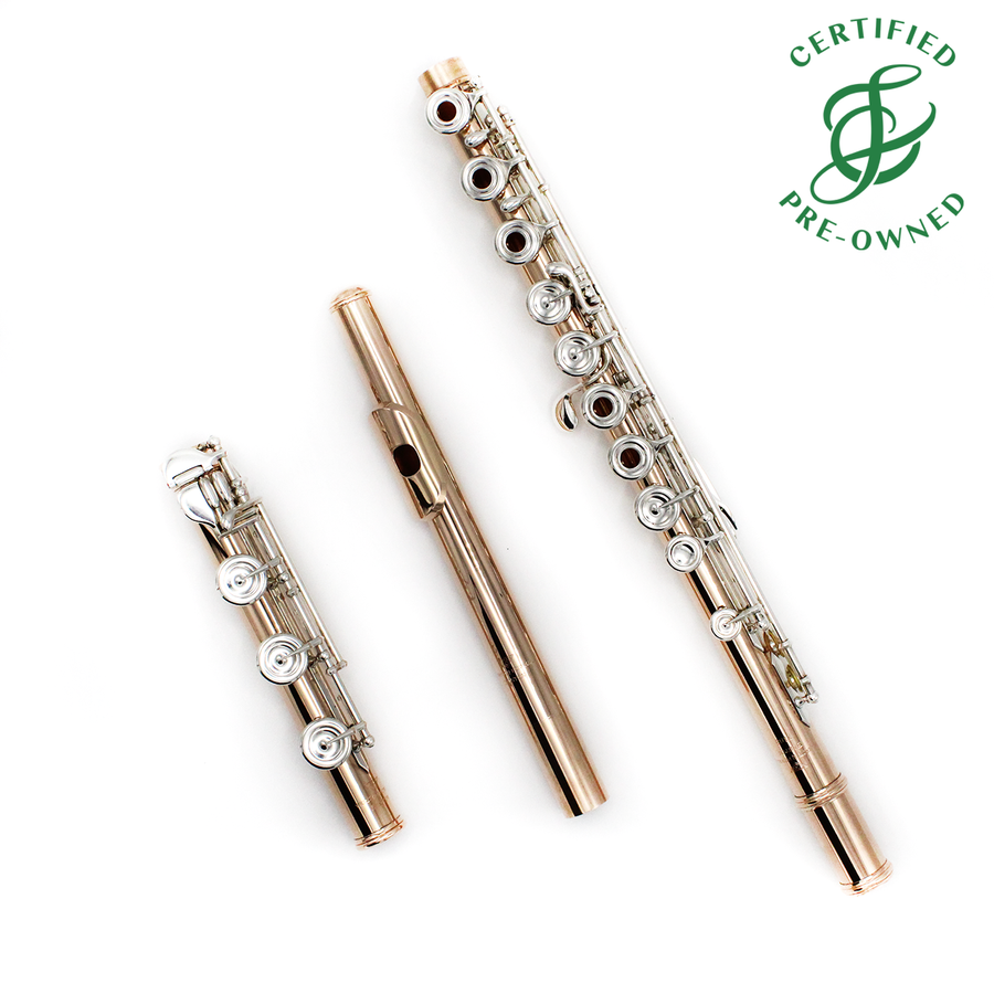 Powell Custom #7188 - 14K gold flute, inline G, D# roller, B footjoint
