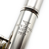 Powell Custom #7807 - Sterling Silver, Offset G, C# Trill Key, D# Roller, C Footjoint, Heavy Wall