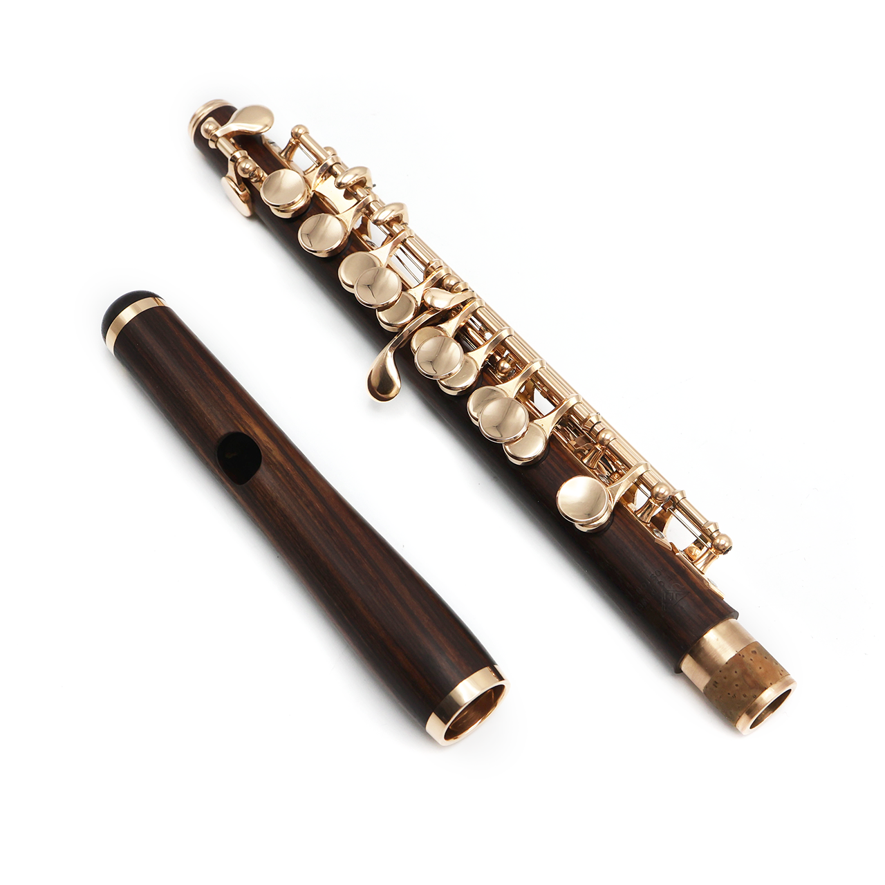 Powell Custom Piccolo #8425 - Kingwood, 14K Gold Mechanism