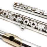 Powell Custom Flute #8747 - Sterling Silver, Inline G, Split E Mechanism, C# Trill Key, B Footjoint, Gold Lip Plate and Riser