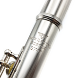 Powell Custom Flute #8747 - Sterling Silver, Inline G, Split E Mechanism, C# Trill Key, B Footjoint, Gold Lip Plate and Riser