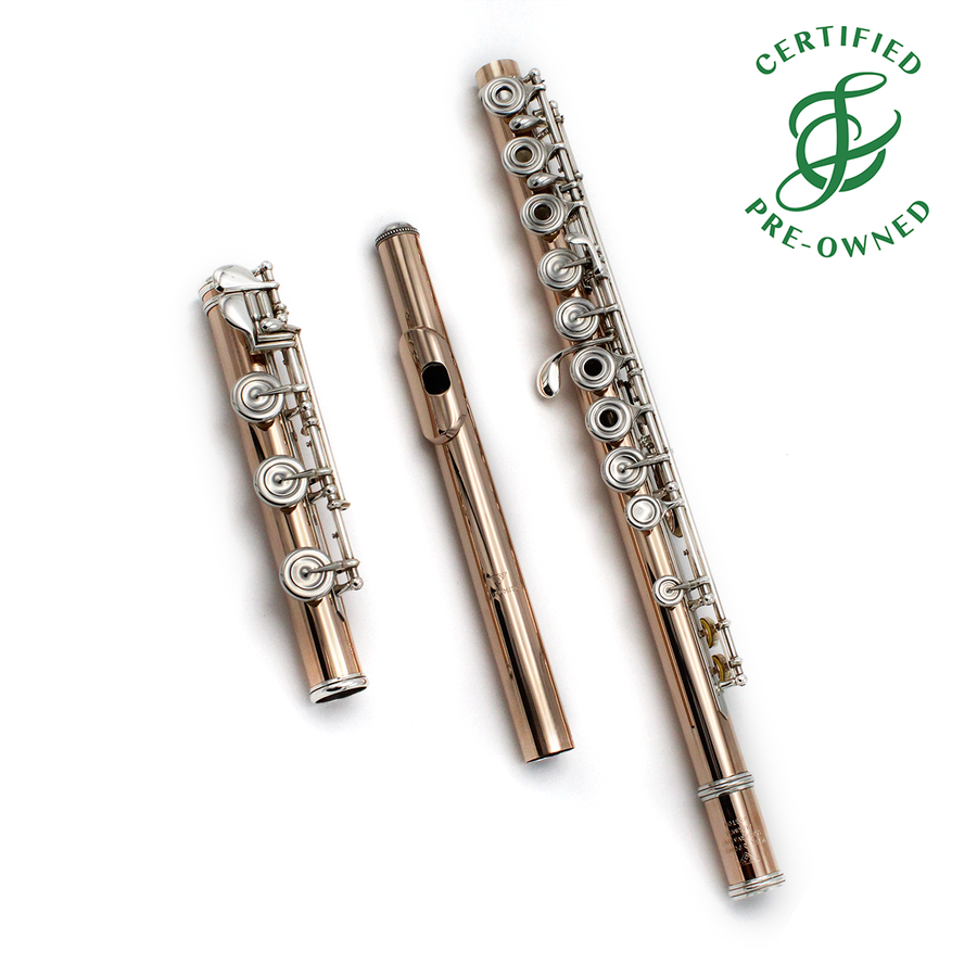 Powell Conservatory #CHM-0197 - 9K Aurumite Flute, inline G, B footjoint