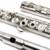 Powell Conservatory #HC-5977 - Sterling Silver, Offset G, C# Trill Key, B Footjoint, 14K Gold Riser