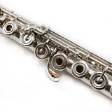 Powell Conservatory #HC-6775 - Sterling silver, offset G, C# trill key, D# roller, B footjoint, 14K rose gold crown