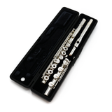 Powell Conservatory #HC-6775 - Sterling silver, offset G, C# trill key, D# roller, B footjoint, 14K rose gold crown