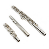 Powell Signature #SIG-3378 - Argent massif, clé de sol décalée, clé de trille de do dièse, patte de si, clés ergonomiques pour la main gauche