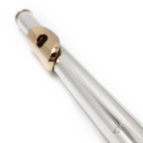 Powell Headjoint #U-A36-001 - Sterling Silver, 14K Gold Lip Plate and Riser, 2 Crowns