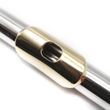Powell Headjoint #U-J35-001 - Platinum Tube, 10K Gold Lip Plate, Riser, and Crown, Philharmonic Cut